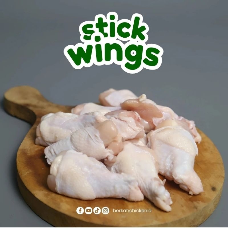 

Stick Wings / Sayap Ayam - Ayam Organik Chicken Berkah - Nora Healthy Food