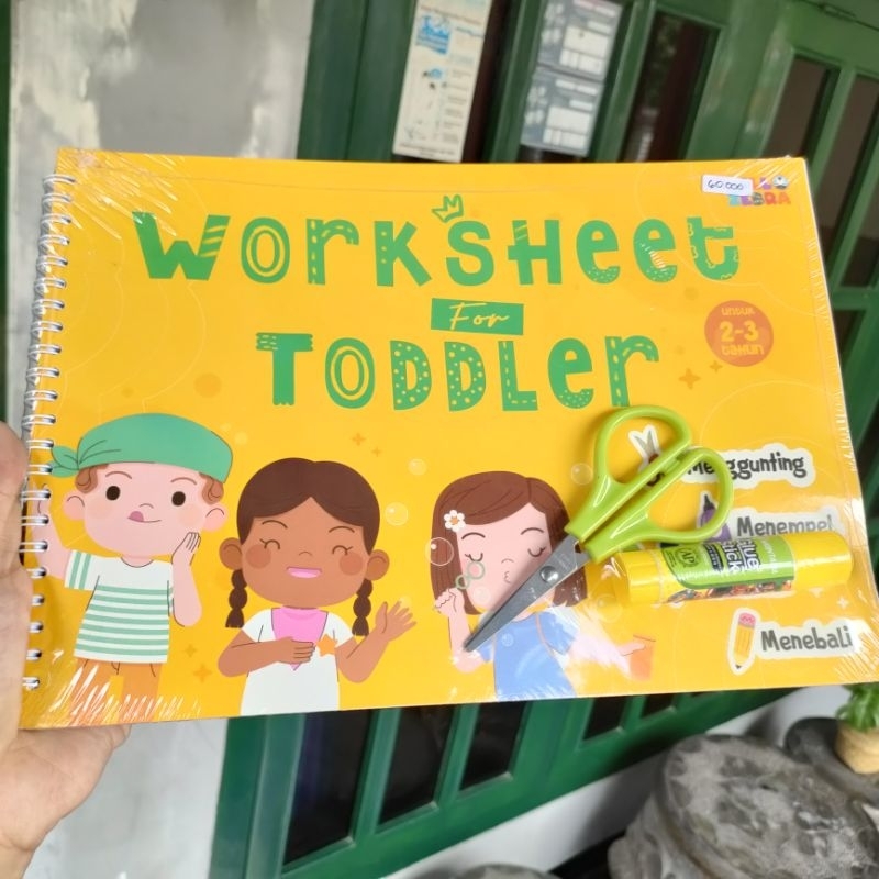 SALE WORKSHEET - WORKSHEET FOR TOODLER - GUNTING TEMPEL - WORKSHEET ANAK PAUD DAN TK