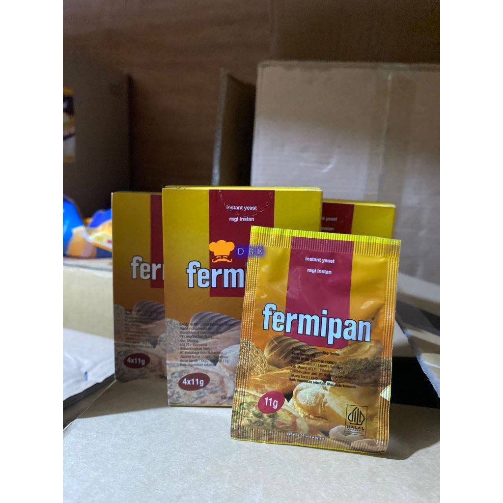 

fermipan per sachet 11gr ragi yeast pengembang adonan