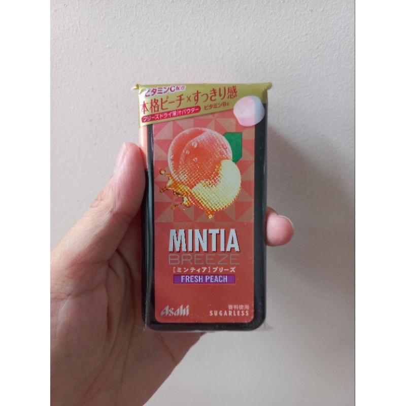 

mintia breeze fresh peach 22gr ( candy japan sugarless)