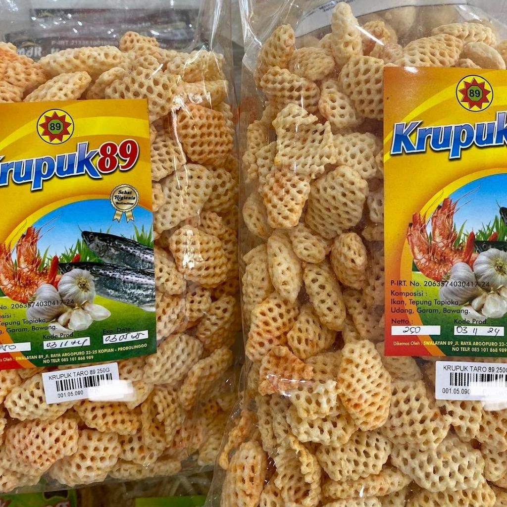 

250 KRUPUK TARO GURIH ENAK SNACK CAMILAN 89