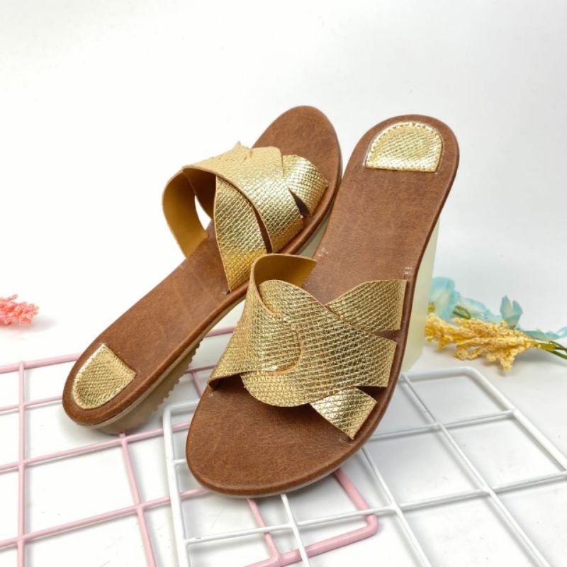 Sandal Kulit Garut / Sandal Kulit Wanita Asli Garut / Sandal Kulit Wanita Kulit Sapi Premium / Sanda