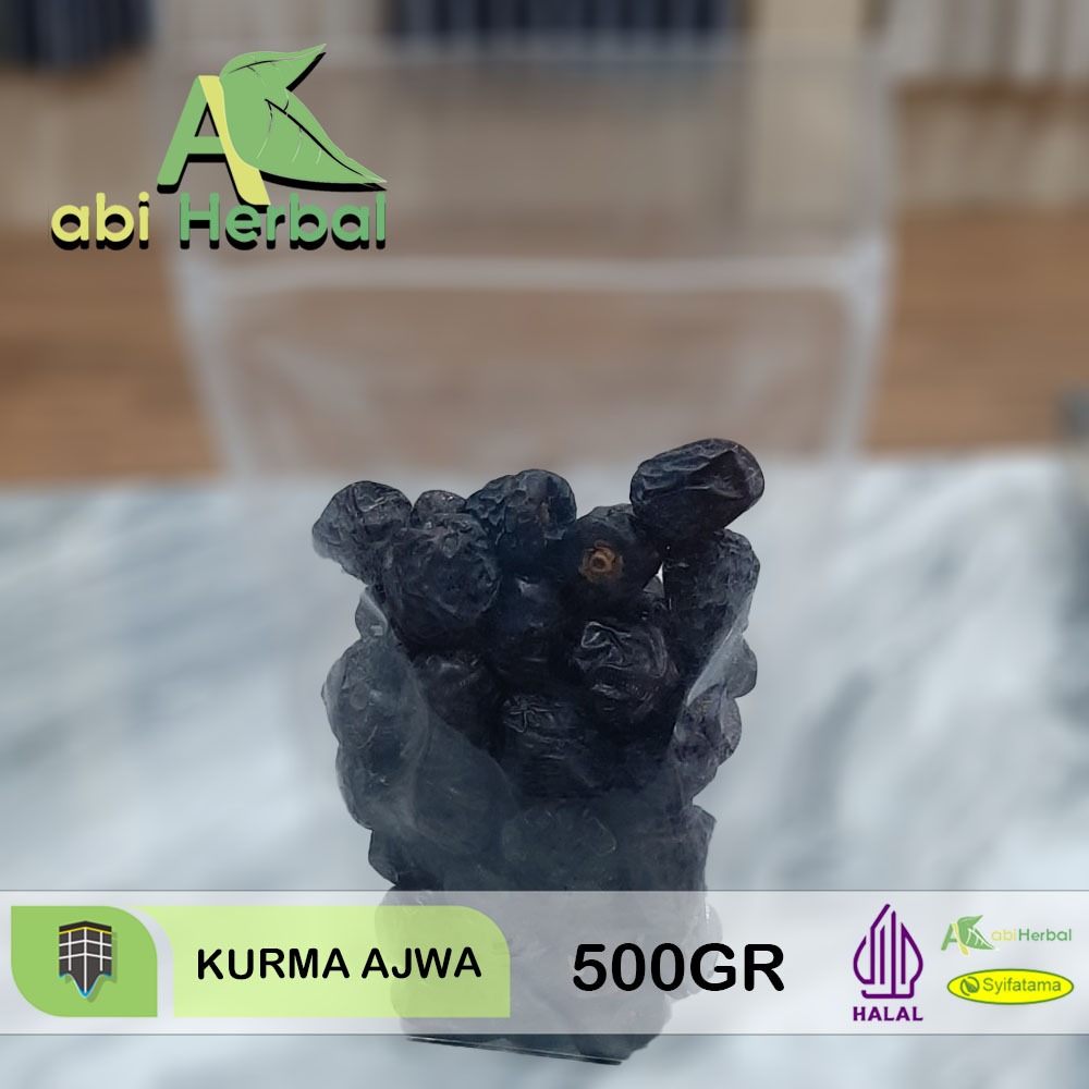 

Kurma Ajwa, Kurma Nabi 500gr, Oleh-oleh haji