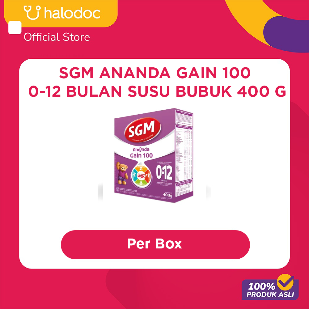 SGM Ananda Gain 100 0-12 Bulan Susu Bubuk 400 g