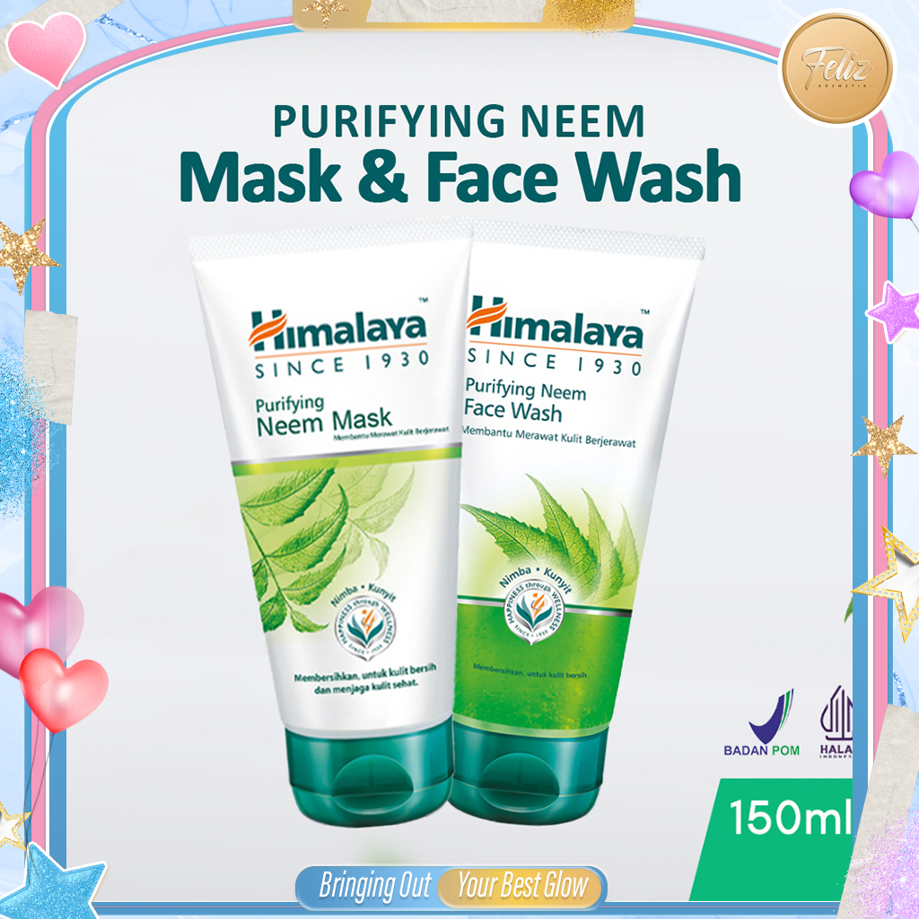 * FELIZ * HIMALAYA Purifying Neem Mask/Facewash 150ml