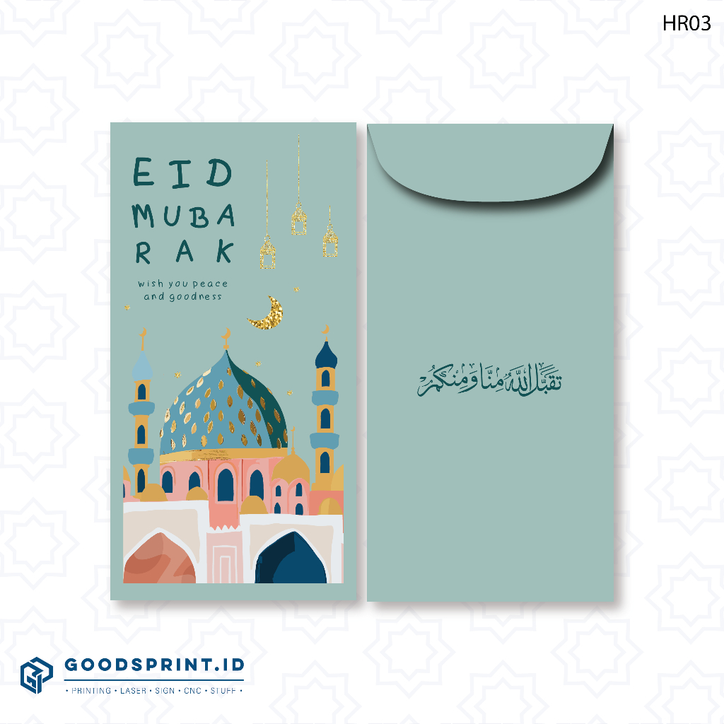 

HJK Amplop Lebaran Idul Fitri 2025 Aesthetic Isi 6 Pcs Angpau Ampao Angpao THR