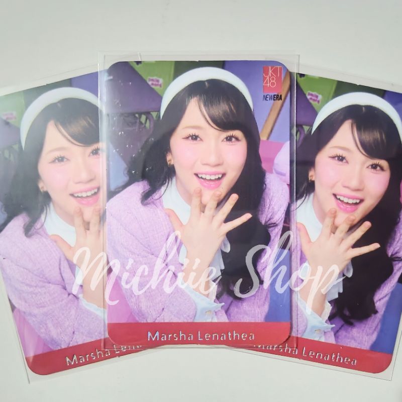 Photocard Marsha JKT48 x Chatime Seventeen Ver A Official | Photocard Chatime x JKT48