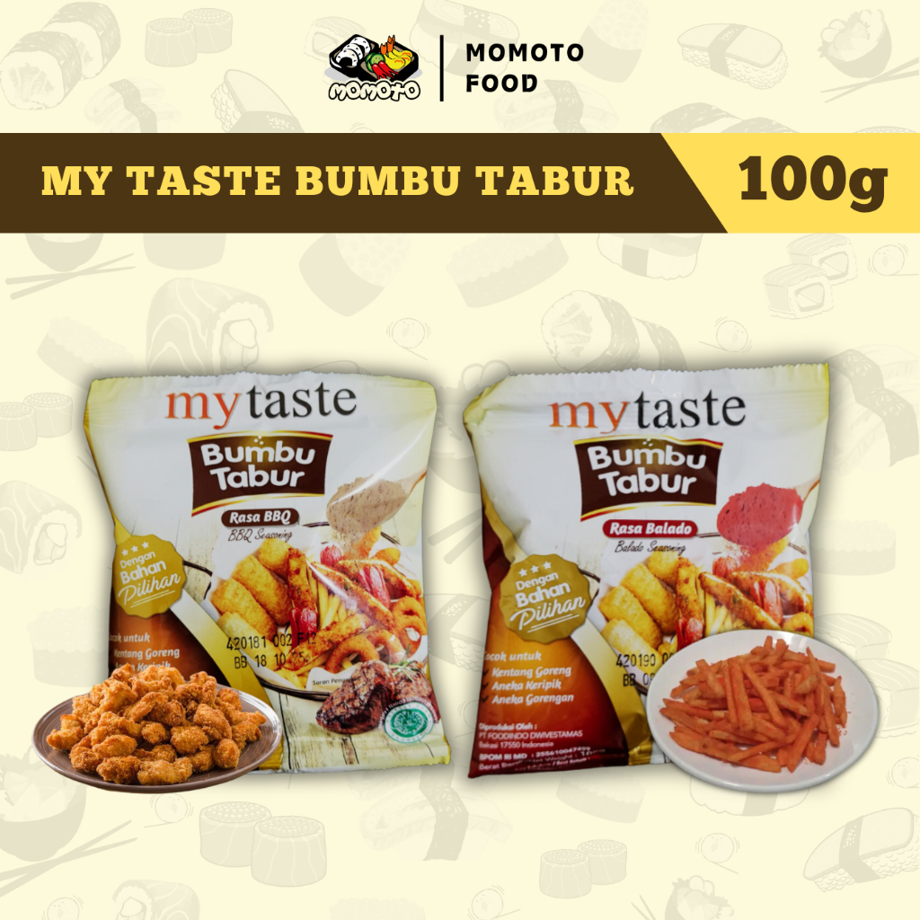 

My Taste Bumbu Tabur 100 gram Balado BBQ Keju Jagung Bakar