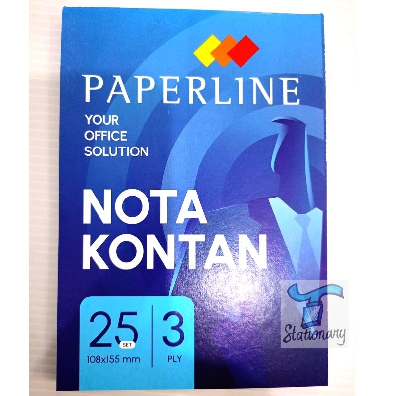 

Buku Nota Kontan Paperline 1/4 folio, 3 Rangkap (MINIM PEMBELIAN 2 BUKU).