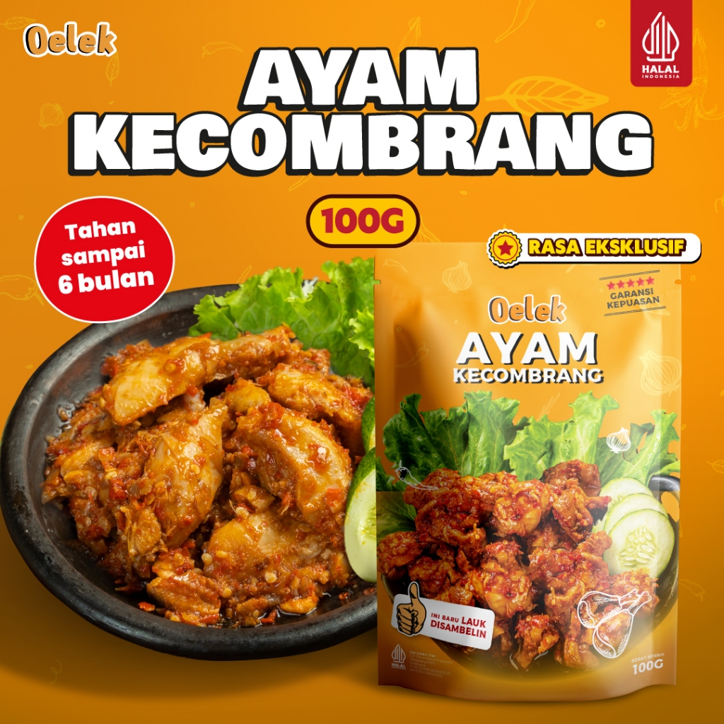 

[Reward Membership] Ayam Kecombrang 100gr / Lauk Siap Saji / Makanan Siap Saji Instant
