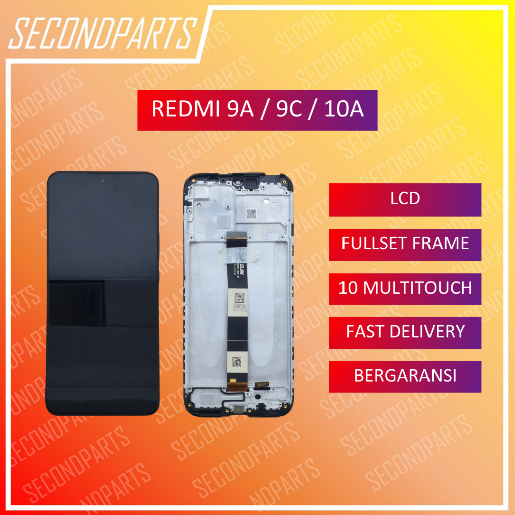 LCD FULLSET FRAME REDMI 9A / 9C / 10A ORIGINAL COPOTAN