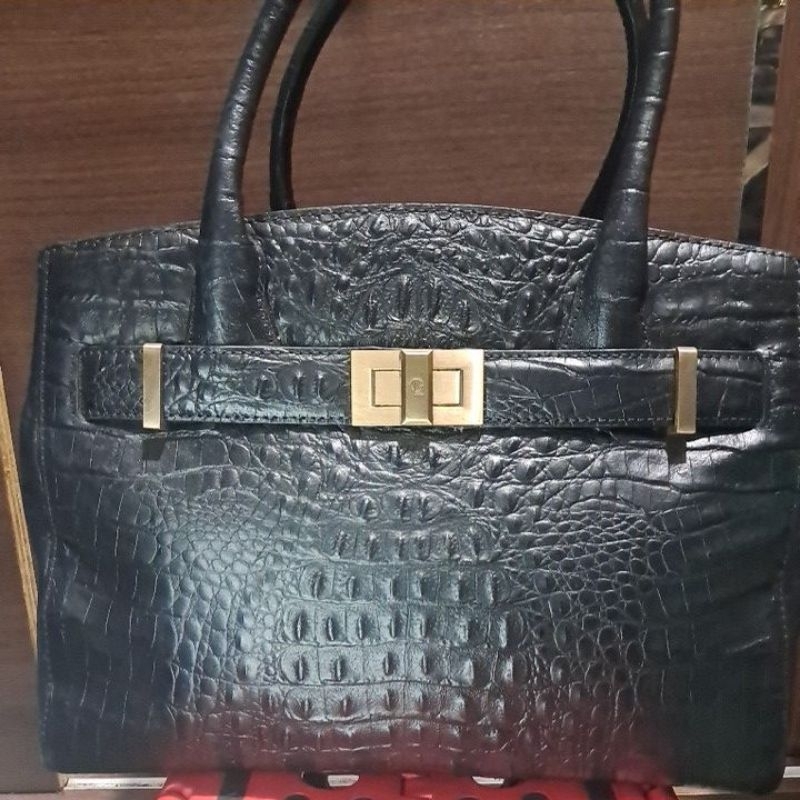 TAS GUY LAROCHE HAND BAG CROCO