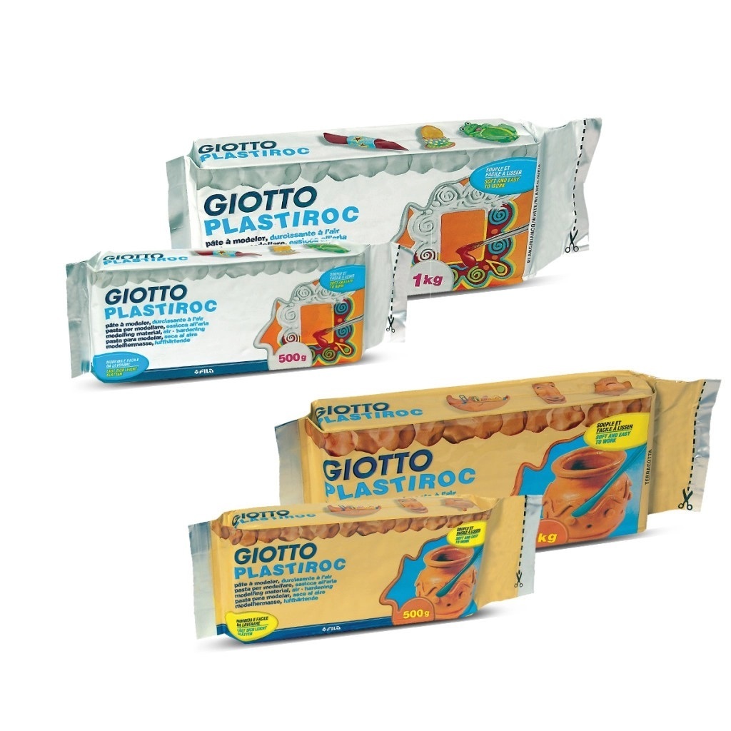 

Giotto Plastiroc Modelling Clay | Tanah Liat | Pottery 1 kilo