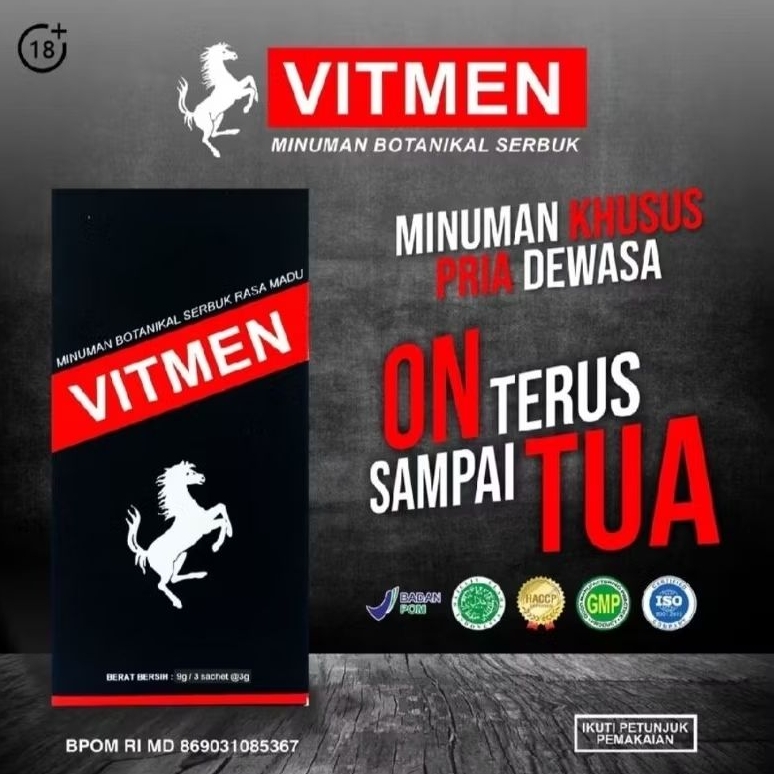 VITMEN SERBUK ISI 5 STAMINA PRIA ASLI BPOM 100% ORIGINAL