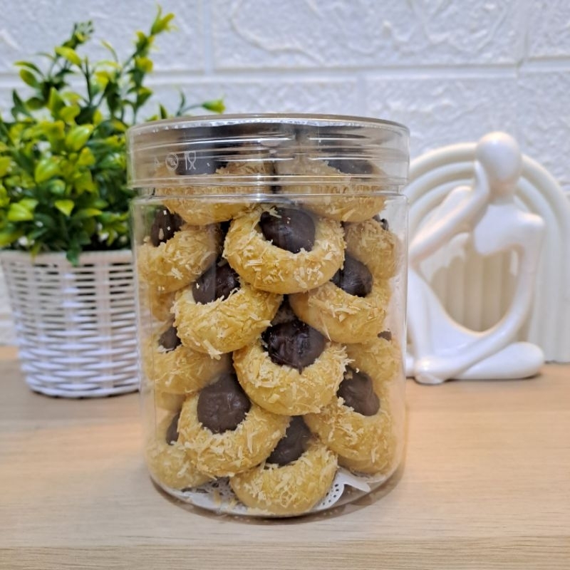 

kue kering thumbprint kemasan tabung 600ml