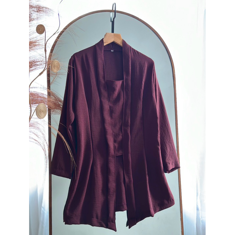 kebaya kutubaru airflow/kebaya panjang/kebaya muslim modern/kebaya bali panjang