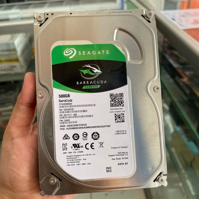 Hardisk SEAGATE 500GB BarraCuda Sata 3,5" Second Mulus Garansi HDD 500GB For PC CPU Computer