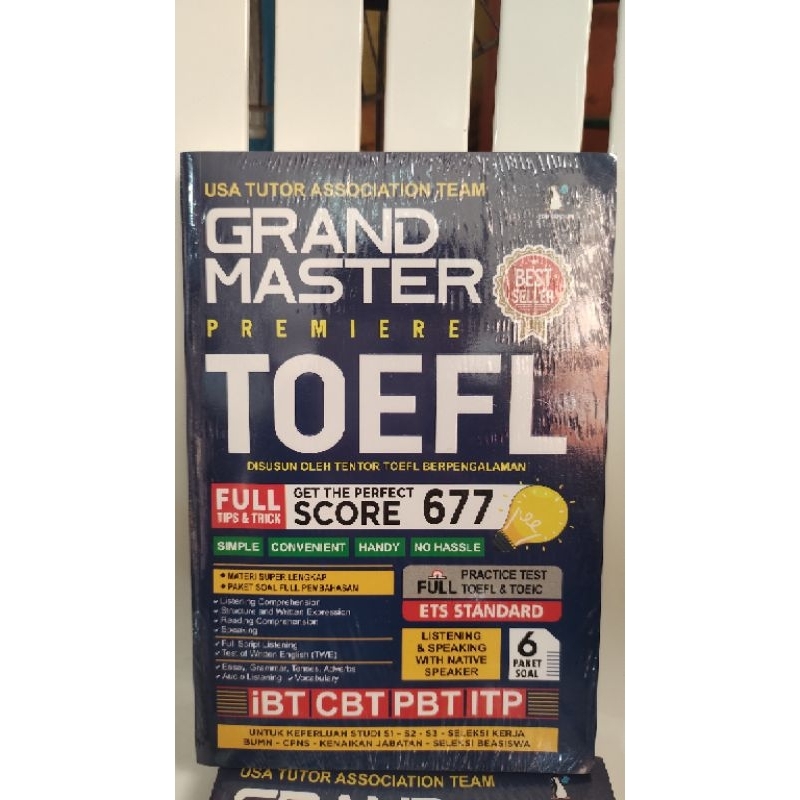 buku grand master premiere toefl ibt | cbt | pbt | itp