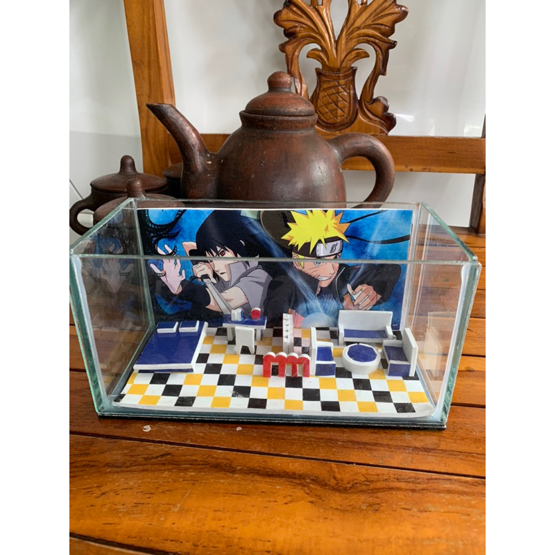akuarium unik tema naruto.akuarium unik