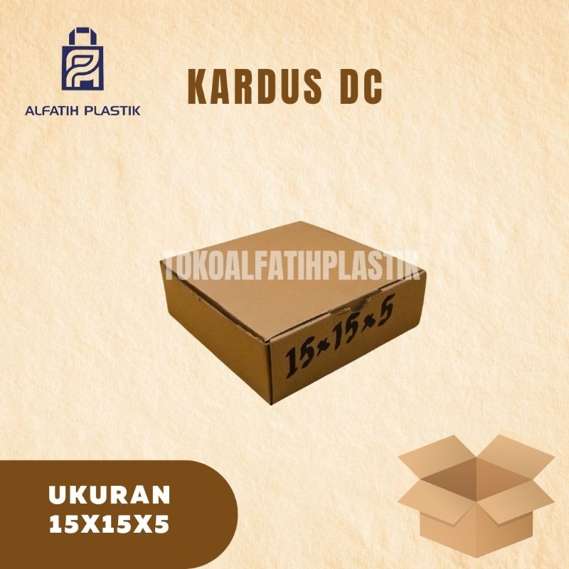 

kardus die cut 15x15x5 / box kado box hampers kotak hampers