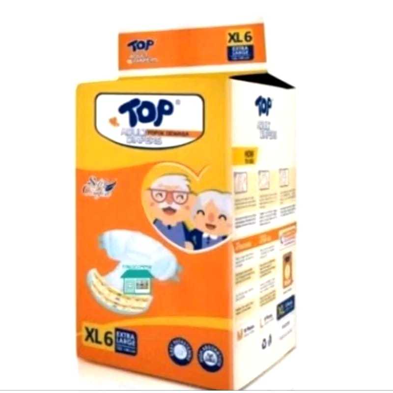 TOP diapers XL isi 6 pampers dewasa