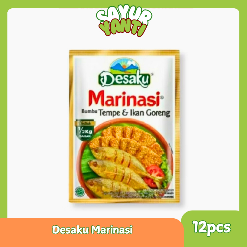 

Desaku Marinasi Bumbu Tempe & Ikan Goreng 12pcs - Sayur Yanti