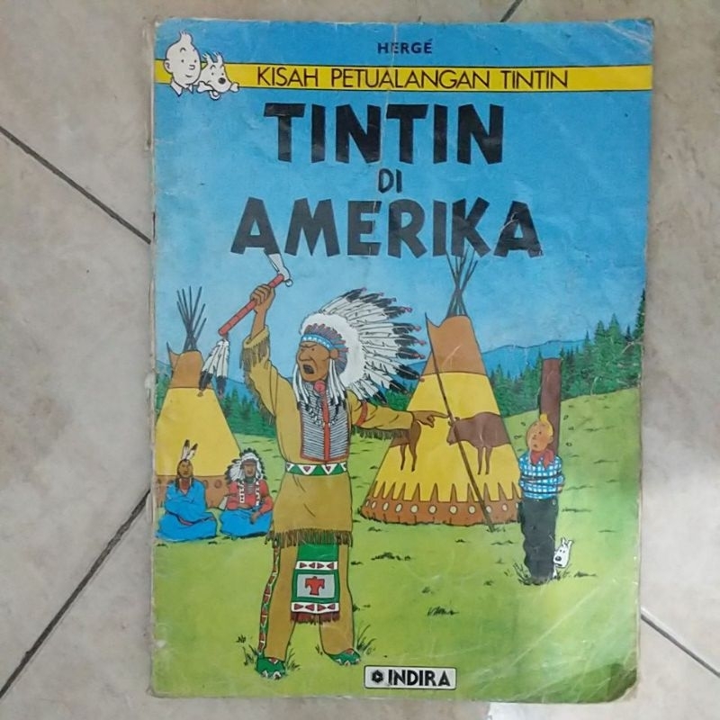 Komik Petualangan Tintin di Amerika (Indira)
