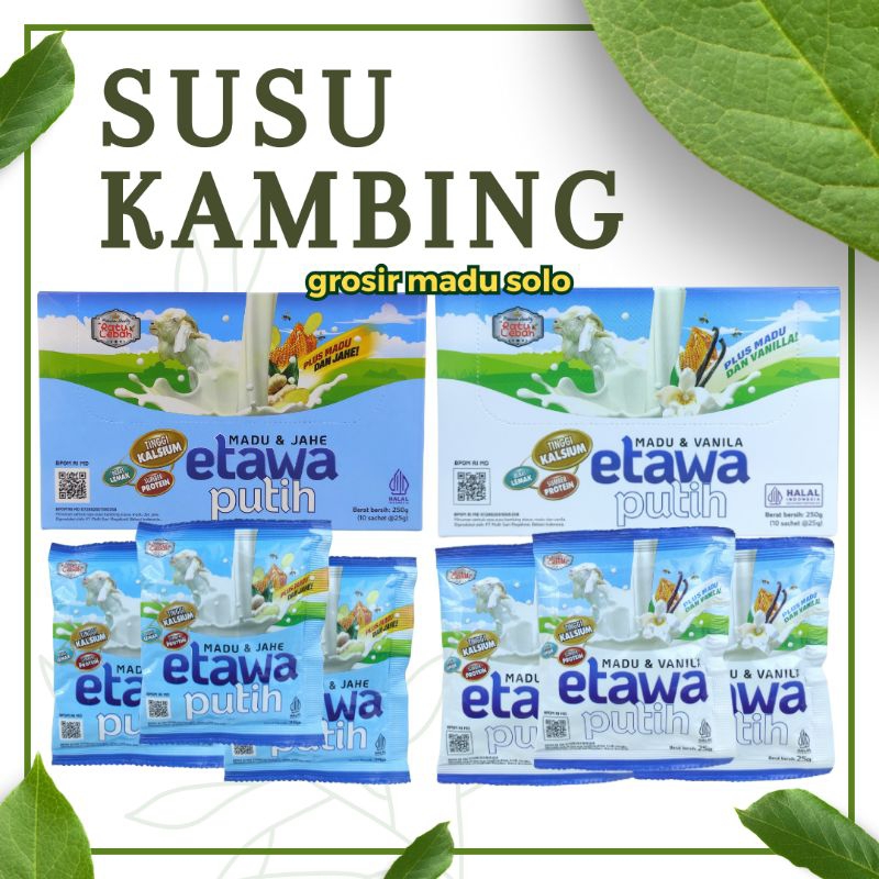 

SUSU KAMBING ETAWA GO MILK/SUSU KAMBING ETAWA MURNI