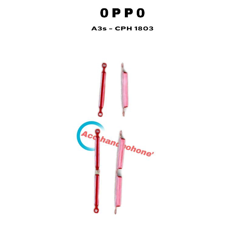 Pernik+Power On Of+Volume hp  Oppo A3s Cph 1803 ori.Tombol Luar On Off+Vol.