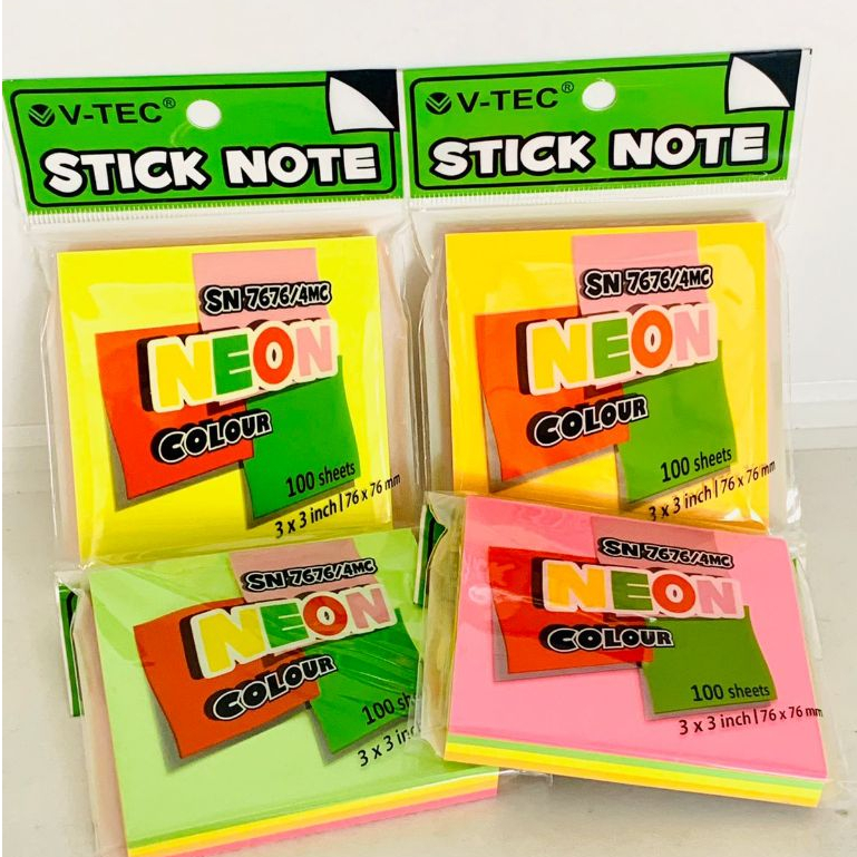

Stick Note V-TEC LAPIS 47676 Color PER PCS