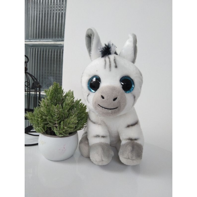 Boneka import Zebra bulu super lembut cantik Brand original ty