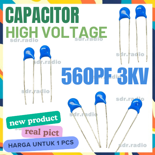 kapasitor 560 pf 561 3KV 560PF 560pf high voltage ceramic capacitor