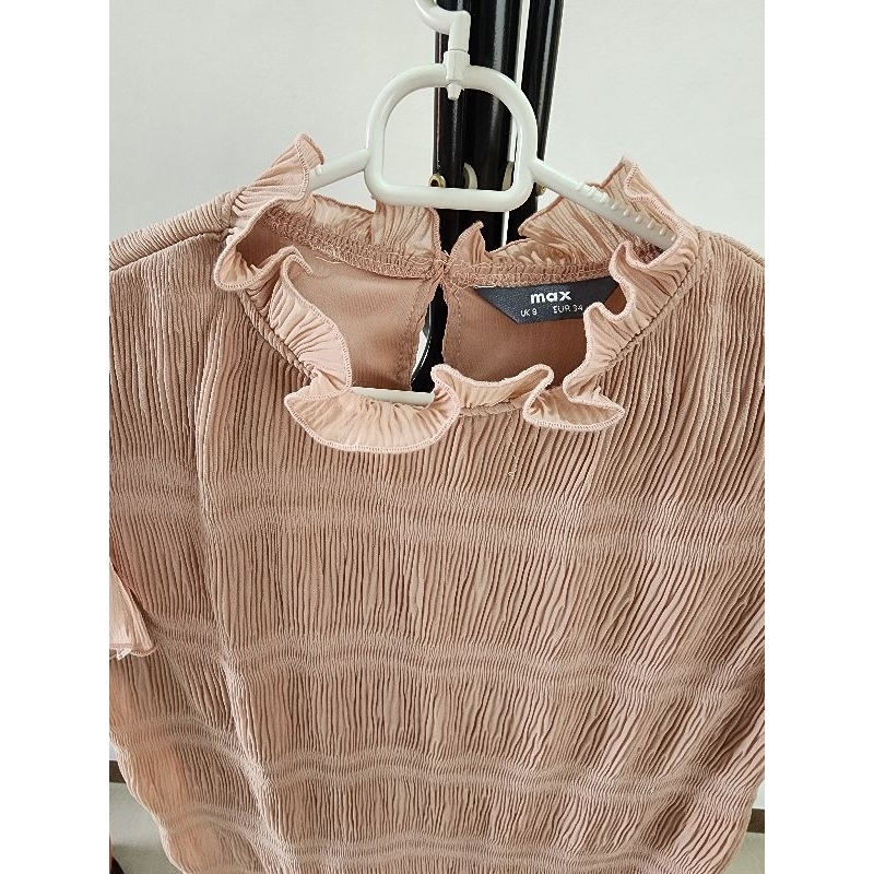 Atasan warna coklat muda / brown / blouse wanita /perempuan