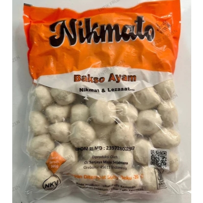 

Nikmato Bakso Ayam 500 gr Frozen Food