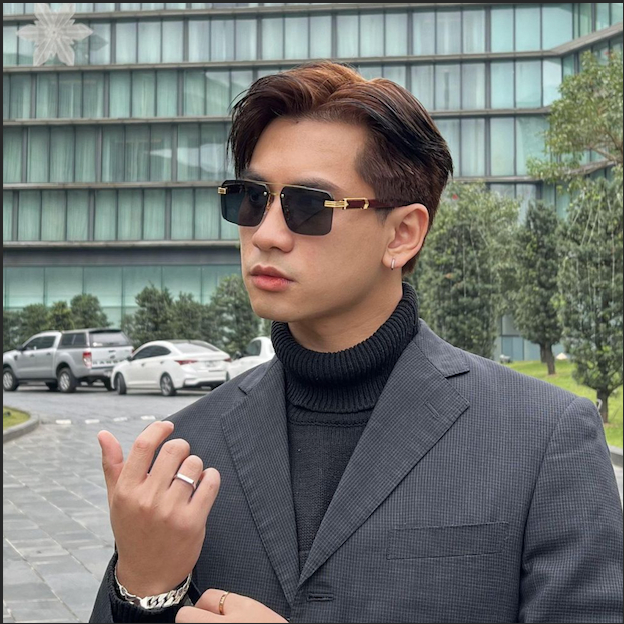 Kacamata Hitam ORIGINAL Fashion Pria Premium Korea / Anti silau Kelas Premium 8521