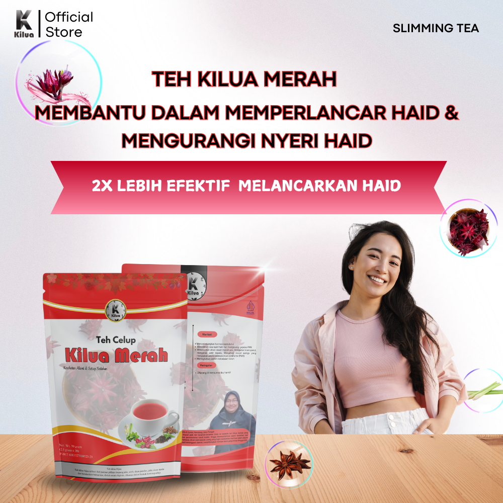 

KILUA - Teh Merah Rempah Alami Pelancar datang Bulan Nyeri Perut