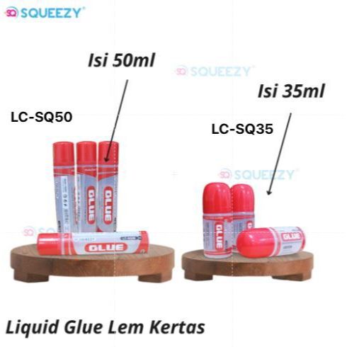 

Grosir 1pcs Lem Glue Cair LC-SQ50 SQUEEZY ( 50ml ) Besar