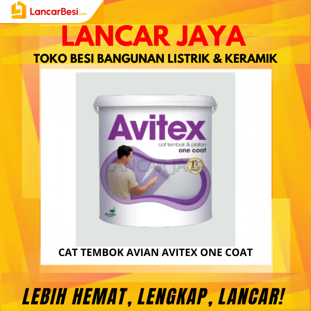 Cat Tembok  Avian Avitex One Coat - Cat Tembok/Plafon