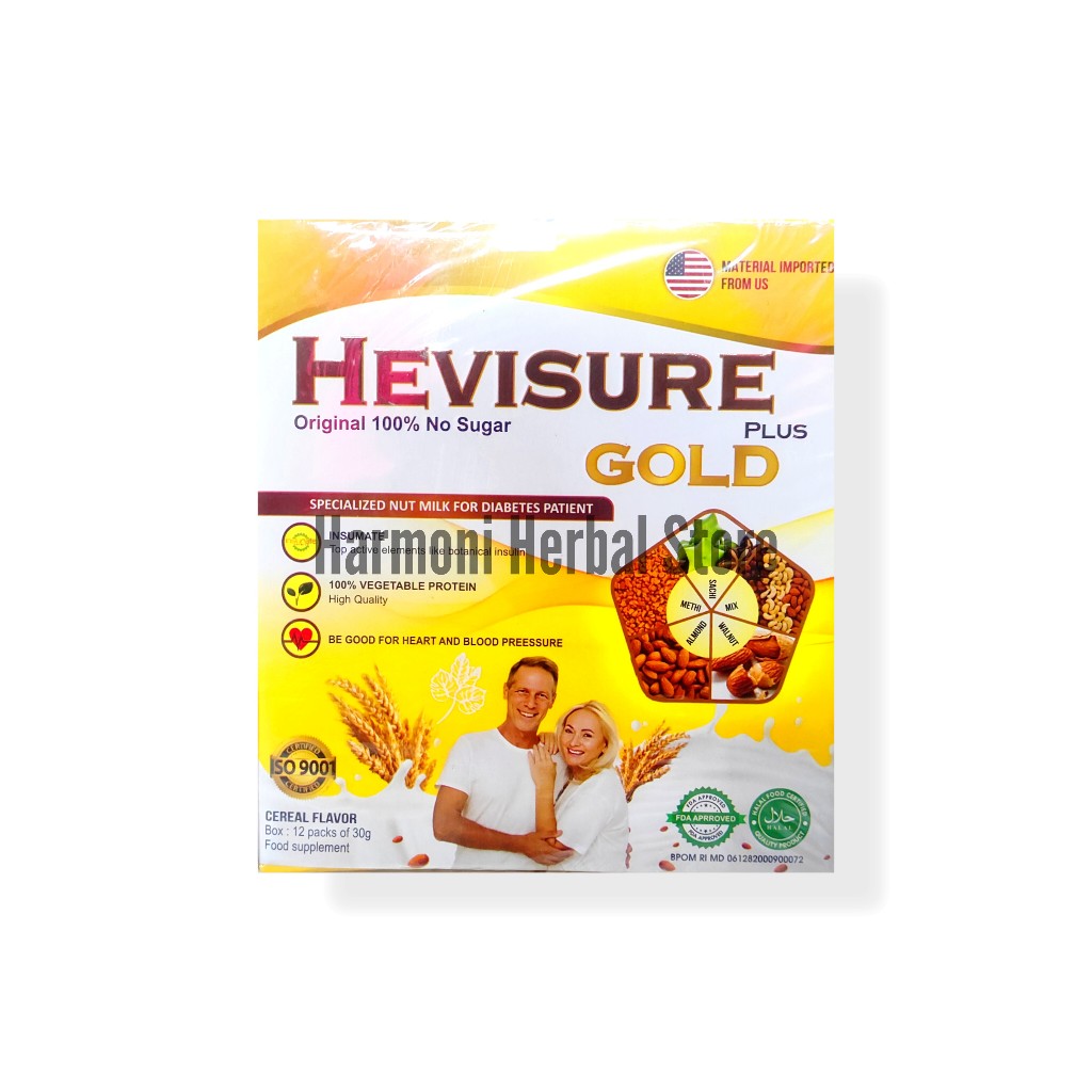 

Hevisure Gold Susu Diabetes Kencing Manis Stabilkan Gula Darah BPOM Original Asli