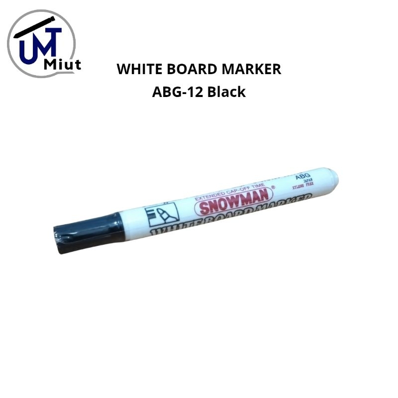 

Spidol snowman White Board Marker ABG-12 Black