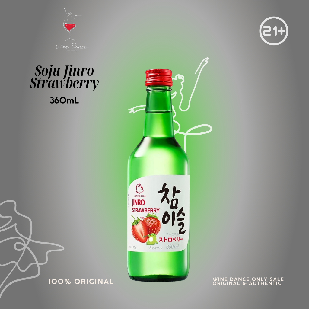 

Soju Jinro Strawberry Soju 360ml