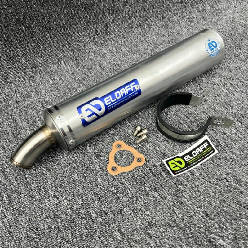 Silencer Knalpot Ninja R RR SS RX King Satria Fiz r Original ELDAFF RACING Alumunium Las Anti Bocor