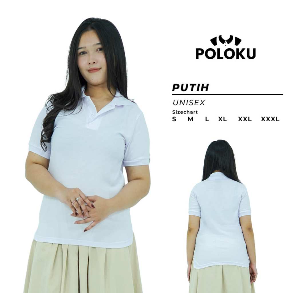 POLO SHIRT POLOS PUTIH