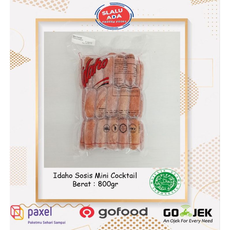 

idaho sosis sapi mini cocktail berat 800gr [halal]