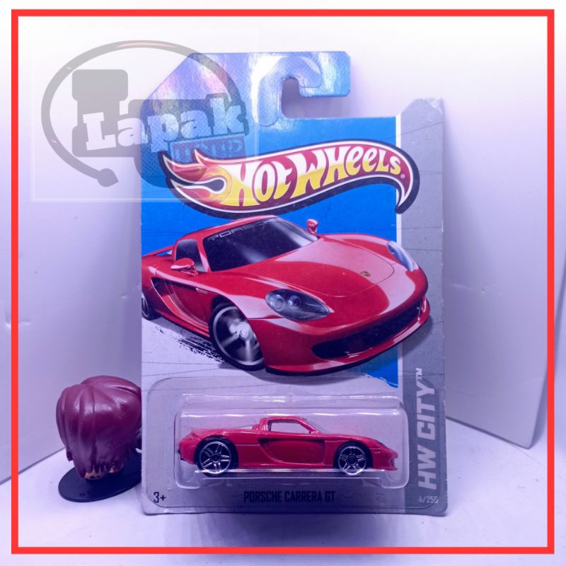 Hot Wheels Porsche Carrera GT merah