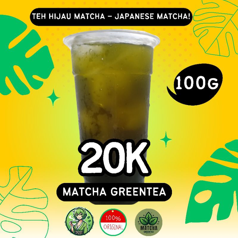 

Teh hijau matcha/greentea matcha 100gram