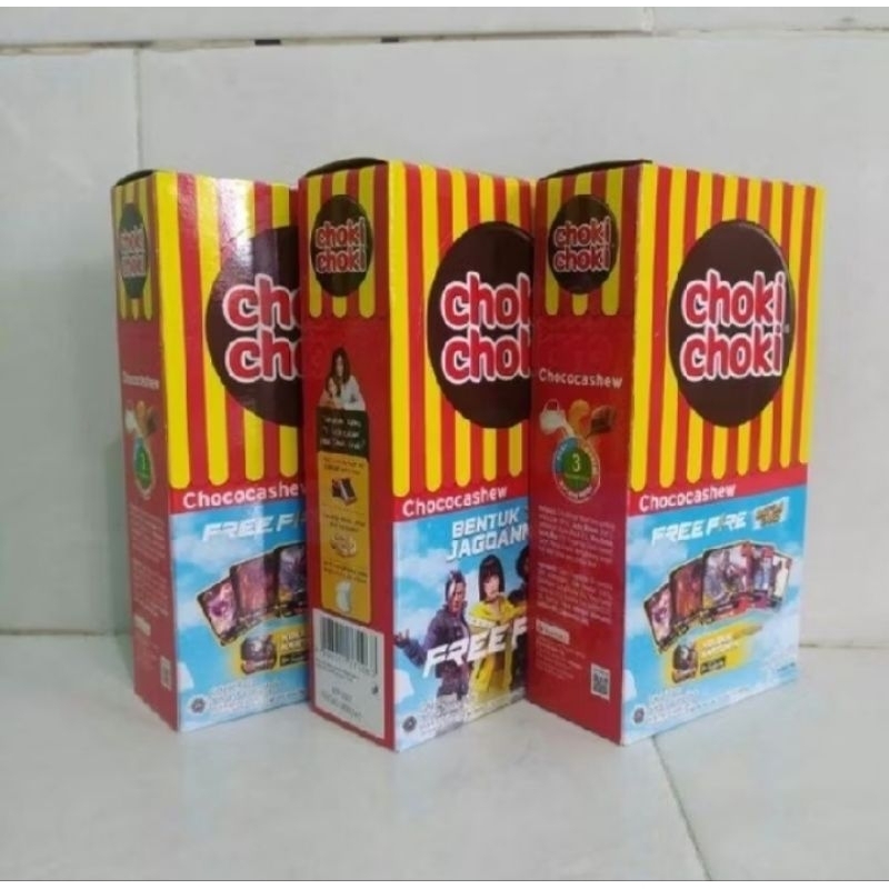 

Choki Choki choco cashew perbox isi 20 @ 10gr