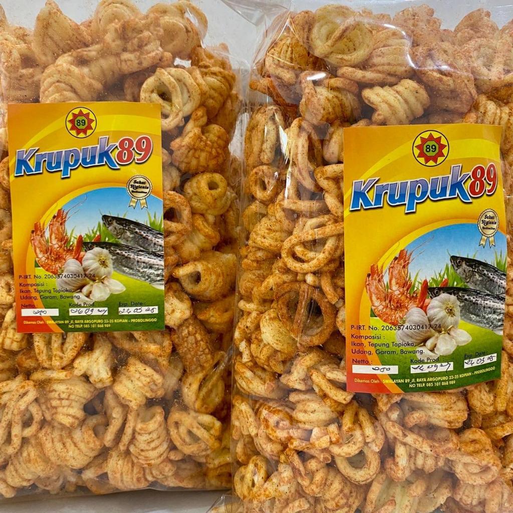 

250 GR KRUPUK KEONG SEBLAK GURIH SNACK CAMILAN 89