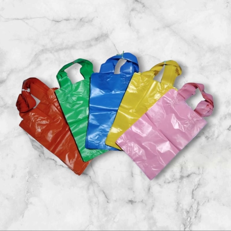 

Kantong Plastik Softhandle - Shopping Bag HD ukuran 15x23 (1 ikat isi 25 lembar)