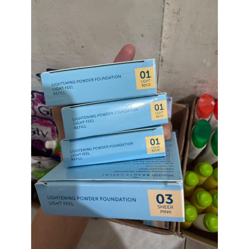 wardah bedak refil spf